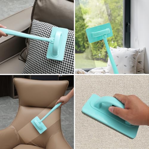 Professional Window Screen Cleaner- Large Brush Face for Door Mesh Cleaning- Detachable Mesh Screen Cleaning Tool- Wet and Dry Dual-Use - size: Single Brush Head