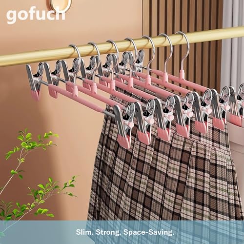 Pants Hangers with Clips - 20 Pack Gray 12 Inch - color: Gray, size: 20 Pack