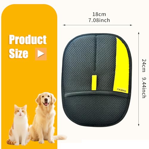 Electrostatic Pet Hair Removal Gloves - color: 3pcs-Black
