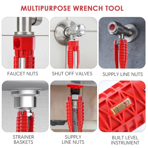 Upgrade 25 in 1 Multifunctional Faucet and Sink Wrench