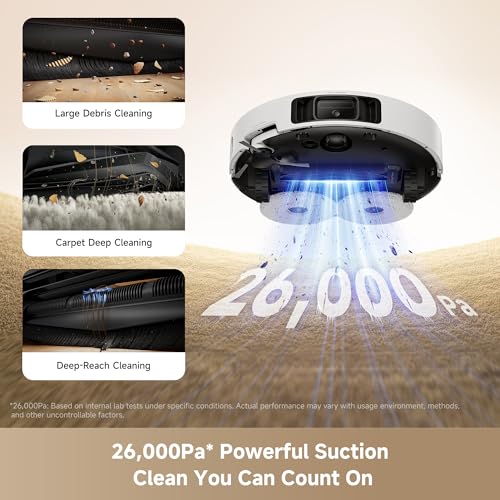MOVA P10 Pro Ultra Gen 2 Robot Vacuum and Mop 26000Pa Suction 2026 Upgraded - color: P10pu Gen2