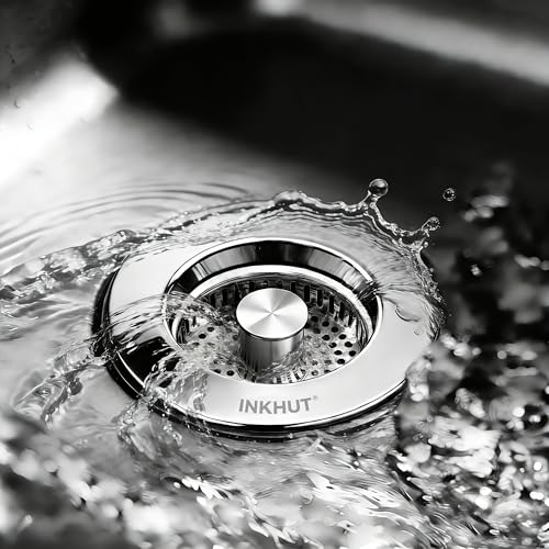 Upgraded 3 in 1 Kitchen Sink Drain Strainer - color: Silver-1pack