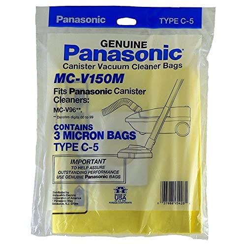 Panasonic MC-V150M Replacement Bag for Canister, 3-Pack