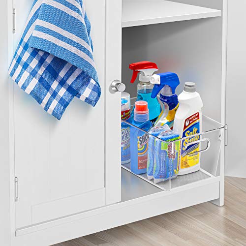 Sorbus Fridge Organizers and Storage, Clear Plastic Bins (Medium, 2 Pack) - size: Medium, style: 2 Pack