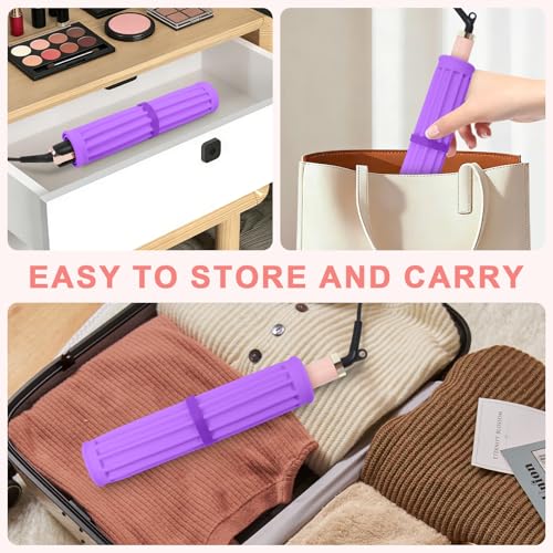 Silicone Heat Resistant Mat for Hair Tools, Oversize, Purple - color: Purple
