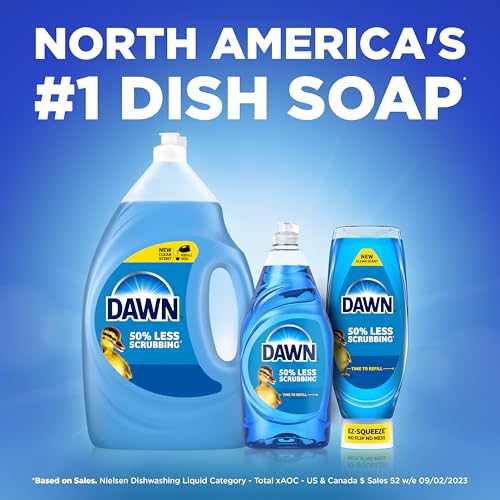 Dawn Dish Soap Ultra Dishwashing Liquid, Dish Soap Refill, Dish Detergent Liquid, Original Scent, 56 Fl Oz (Pack of 2) - size: 56 Fl Oz (Pack of 2)