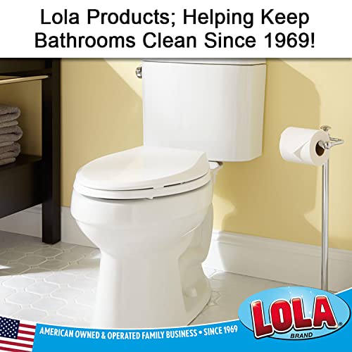 LOLA Classic Toilet Brush, Durable Fiber Stiff Bristles, Non-Scratch - 2 PK - size: 2 Pack, style: Classic Toilet Brush
