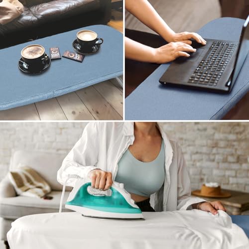Small Ironing Board Tabletop 32"x12" Blue - color: Blue