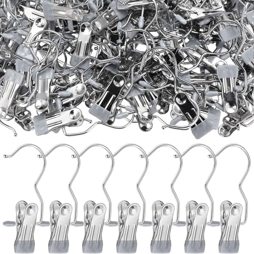 Yinder 150 Pcs Boot Hanger Clips Laundry Hooks Stainless Steel Hooks,Gray - color: Gray