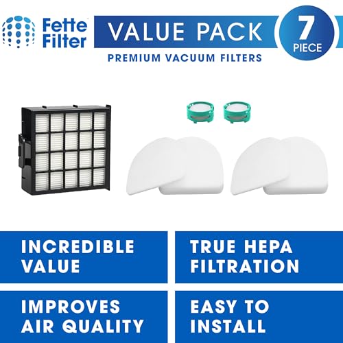 AZ4000 filter set compatible with Shark Detect Pro Max Upright Vacuum AZ4000 AZ4002 AZ4000C AZ4002W 1 Hepa Filters + 2 Foam & Felt Sets + 2 Odor Cartridges # XFFKAZ4000 XHFAZ4000 1541FC3000 - size: 1 + 2 + 2