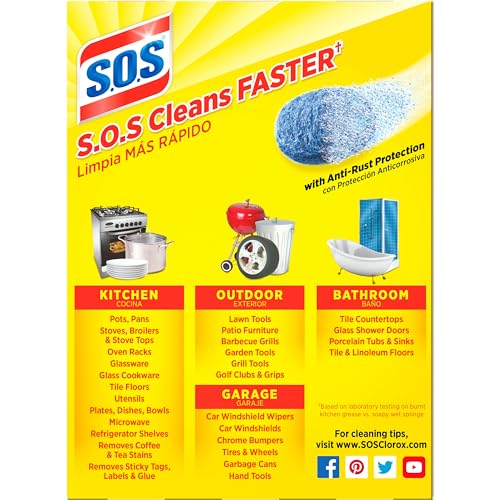 S.O.S. Steel Wool Soap Pads, 18 Count - size: 18 Count