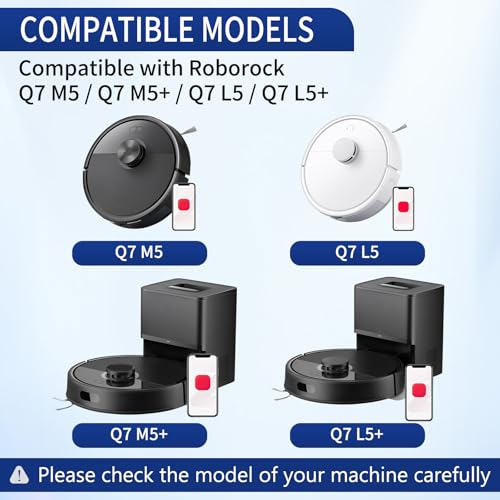 34 Pcs Q7 M5+ Replacement Accessories Compatible with Roborock - color: for Q7 M5
