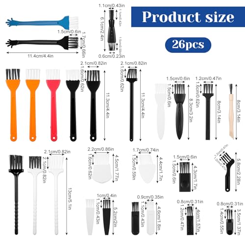 25 Pc Mini Keyboard Cleaning Brushe Kit,Electronic Dust Clean Brush