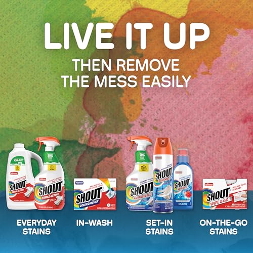 Shout Advanced Set-In Stain Scrubber Laundry Stain Remover, 8.7oz, (1-Pack)