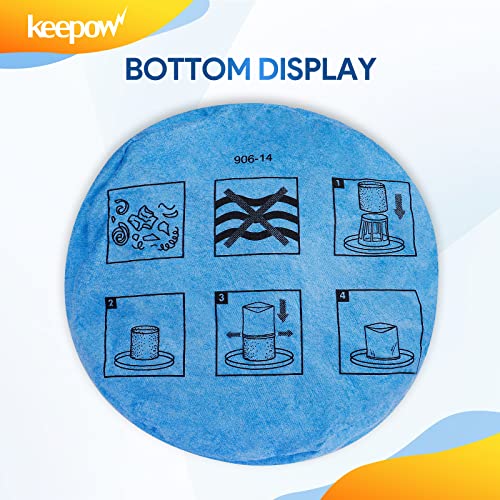 KEEPOW 10 Pack VRC2 Cloth Filter Compatible with Vacmaster - size: 10 Pack