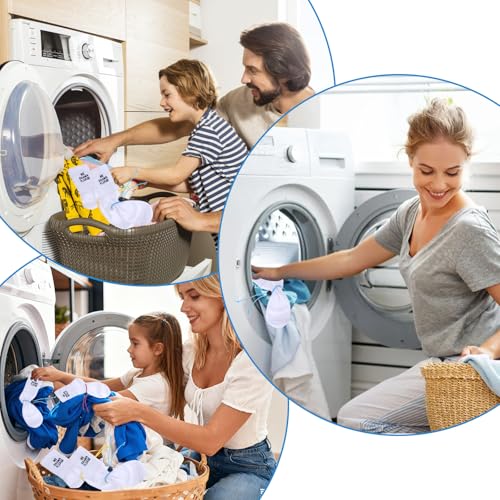 30 Pcs Sock Clips for Laundry Versatile Sock Holder & Sock Tie Clips for Washing Machine Keep Socks Together in Laundry with Adjustable Sock Laundry Clips Locks Your Socks