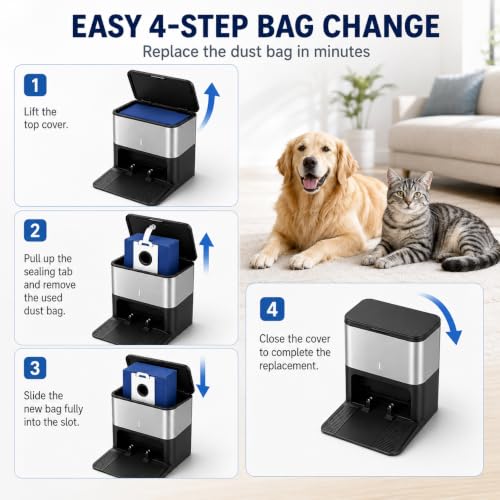 8-Pack 6L Vacuum Bags for bObsweep UltraVision & UltraVision Pet