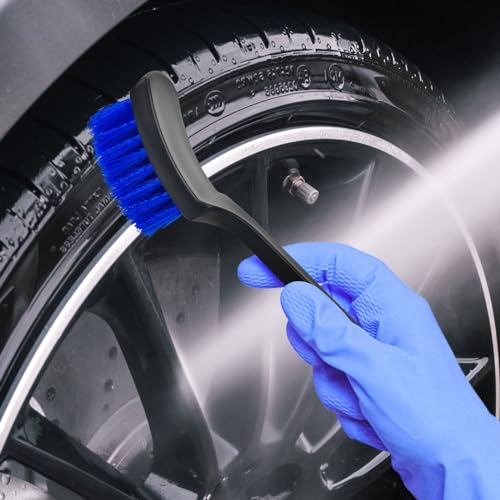 Carpet Brushes for Cleaning,2 Pack of Scrub Brush for Floor Mats, Cleaning Brush for Car Interior and Home, Simple and Practical (2, Blue) - color: Blue