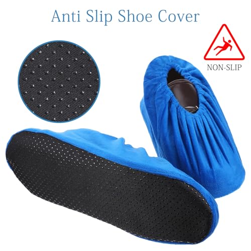 Dimeho 11 Pairs Shoe Covers Washable Thickened Boot Shoe Covers, Multicolor