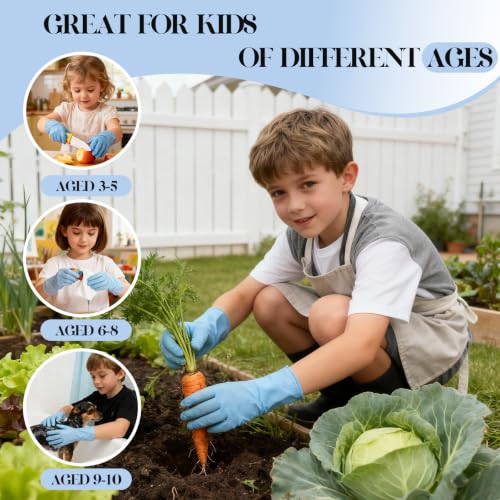 Kids Disposable Gloves, 5-Mil Safe Blue Nitrile, Small, 50Ct - color: Blue of 50pcs, size: Small