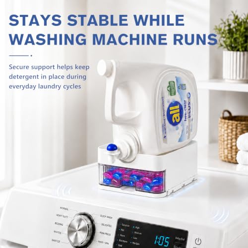 Laundry Detergent Holder, Countertop Liquid Laundry Detergent Dispenser