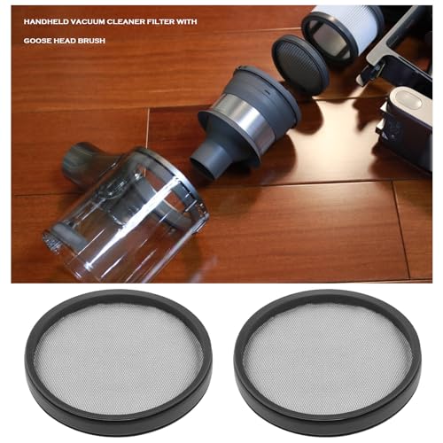 4pcs Pre-Filter Vacuum Cleaner Compatible with Dreame T10/T20/T300 Vacuum Cleaner Washable Replacement Parts with Goose Head Brush