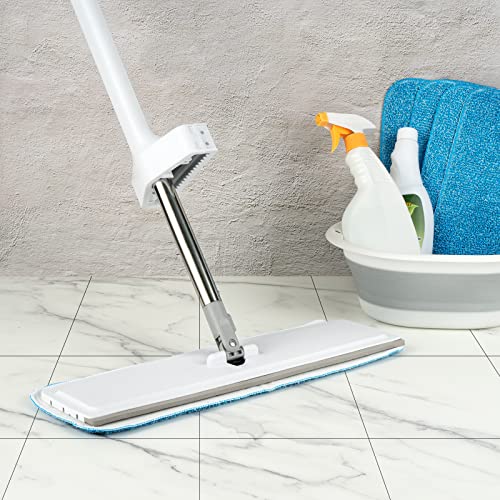 12Pack Microfiber Mop Pads, Reusable and Washable Spray Mop Pads, Blue - color: Blue