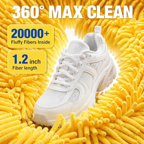 Shoe Laundry Bag for Washing Machine 2-Pack Thick Mesh Shoe Bag (Yellow) - color: Yellow