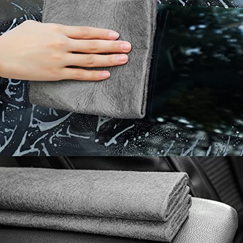 10pcs Genie Cloth Magic Cloth,Genie Magic Cleaning Cloth,Lint Free MicrofiberCleaning Cloths for Glass, Window, Kitchen,Stainless Steel,Cars & Screens,Reusable