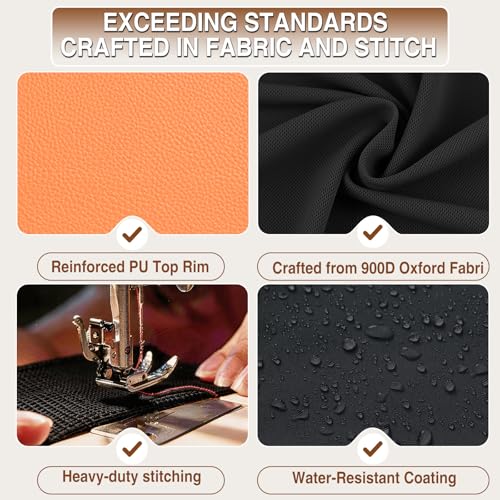 Rolling Laundry Hamper with Wheels, Laundry Hamper 3 Section with Lid Black - color: Black-3 Section, size: 3 Section