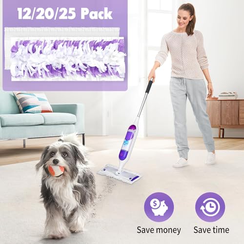 25PCS Disposable Mopping Pads Refills for Swiffer Power Mop Pads - size: 01-25PC