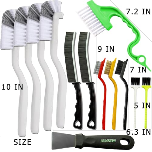 CRAFNEW 13Pcs Small Cleaning Brush, Brushes for Cleaning