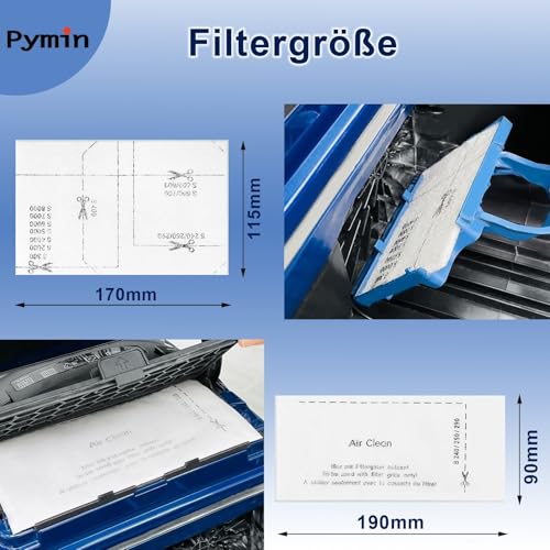 Pymin 5 layer 20 Pack GN Vacuum Dust Bags for Miele Classic C1,Complete C1 - size: D-20Pcs
