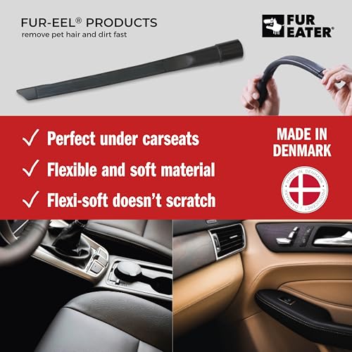FUR-EEL Vacuum Attachment, Long Crevice Tool for Vacuum, 18 inches