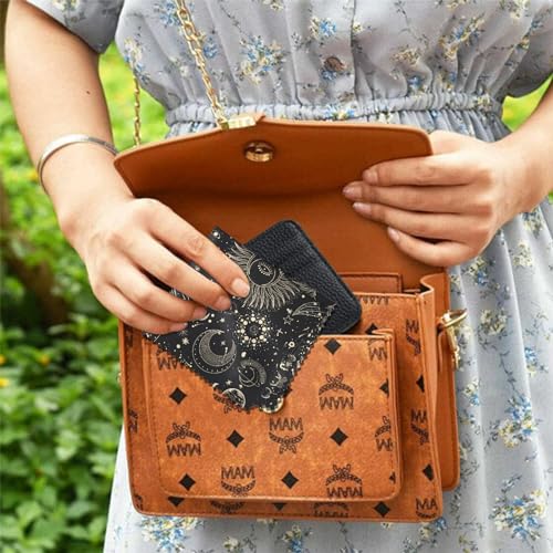 6 PCS Glasses Cleaning Cloth Eyeglass Cleaning Cloth Lens Eyeglasses Microfiber Cute Aesthetic Cloth for Unisex Women Girls Reusable Phone Screens Camera Multi-Patterns(6.3"x6.3")-Sun Moon Star - color: N5-sun Moon Star