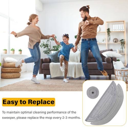 Mop Pads Refills for Roborock S8 MaxV/S8 Max Ultra Robot Vacuum, 10 Pack - style: S8 MOP 8