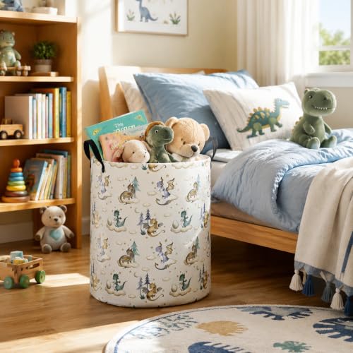 Large Laundry Basket Canvas Storage Bins Baby Nursery Hamper for Boys and Girls Toy Box Gift Baskets for Home,Office,Home Decor - color: VBNMK202510252