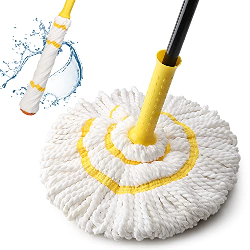 KeFanta Microfiber Twist Mop Refill, Heavy Duty Mop Head Refills (Not Include Handle)