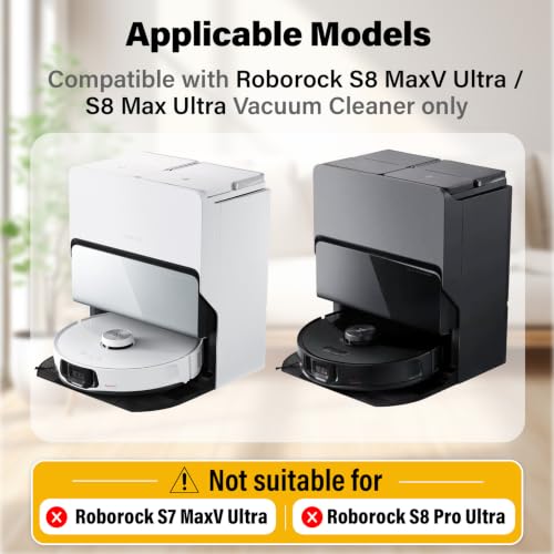 Mop Pads Refills for Roborock S8 MaxV/S8 Max Ultra Robot Vacuum, 10 Pack - style: S8 MOP 8