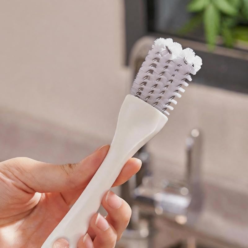 1pcs Grout Cleaning Brush for Deep Cleaning, Multi-Surface Scrubber with Stiff Bristles for Kitchen Sinks, Stovetops