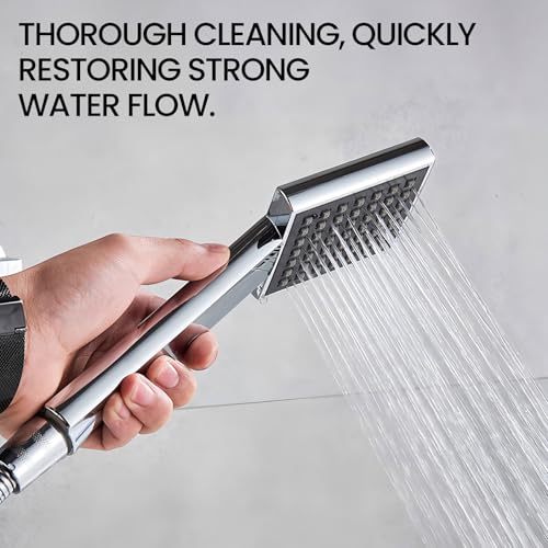 10 Pcs Shower Head Cleaning Brush, Shower Head Cleaner Tool Multifunctional Shower Head Cleaning Brushes for Household Bathroom - color: White