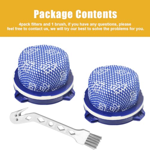 4 Pack Jet 75 Vacuum Filters Cleaner Replacement Parts, Compatible with Samsung Jet 70 70+ 75 75+ 90 60 and VS9000RL Washable Micro Filter Part No. DJ97-02649A - color: 4 Pack