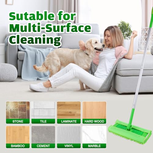 UNIMADE Reusable Microfiber Mop Pads Compatible with Swiffer Sweeper