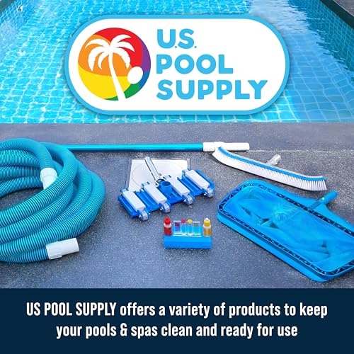 U.S. Pool Supply Hand-Held Pool Scrub Brush, 2 Pack, Surface Scrubbing Pad - size: 3x7