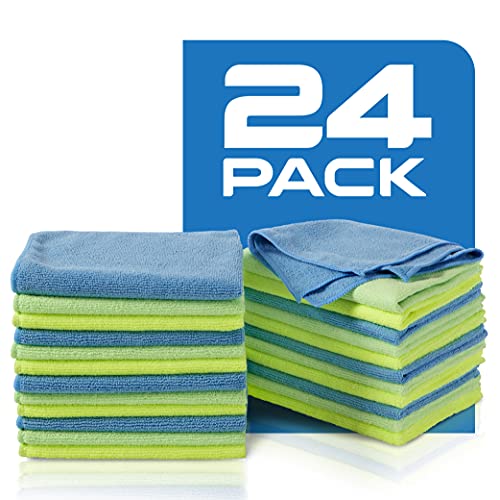 Zwipes 924 Microfiber Cleaning Cloths, 24 Count (Pack of 10) - size: 24 Count (Pack of 10)