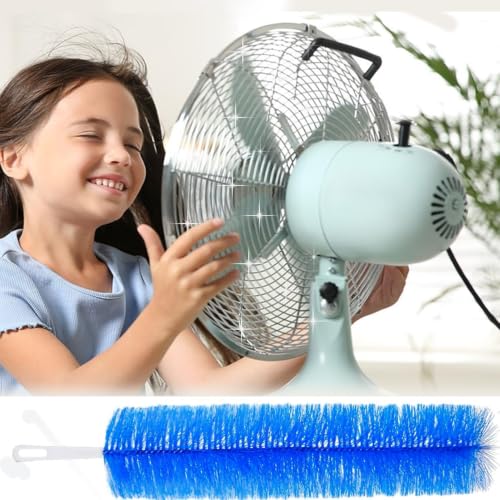 Fan Cleaner Brush, Fan Brush Cobweb Duster Microfiber Duster Ideal for Ceiling Duster, Household Duster for Curtains, Fan Cleaner for Box Fan (2 Pack) - color: Gray