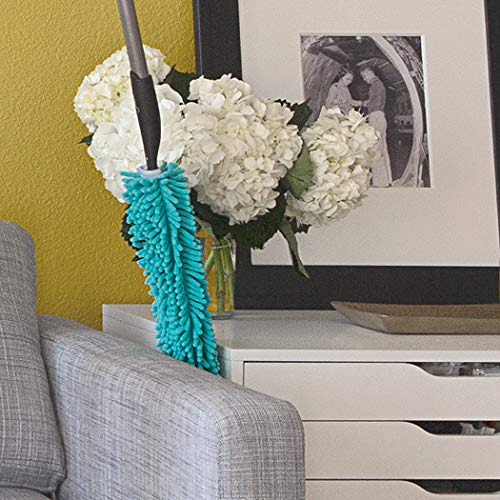 Fuller Brush Bendable Microfiber Extending Duster - Bending Micro Fiber Dust Cleaner w/Long Handle for Home Cleaning & Dusting - Flexible Head for Web Free TV, Ceiling & Furniture - style: Fuller Bendable Extending Duster