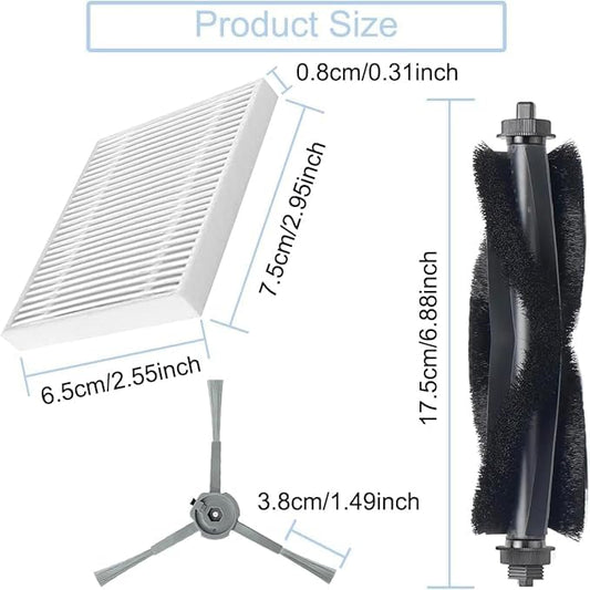 20-Pcs Replacement Parts Kit for Eufy L50 L60 SES Robot Vacuums - style: 20 Pack Replacement Parts Kit