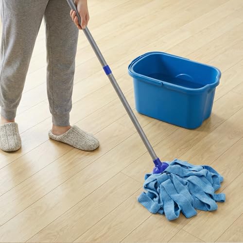 Mop, Microfiber Cloth Mops for Floor Cleaning, Small Mop with 2 Refills