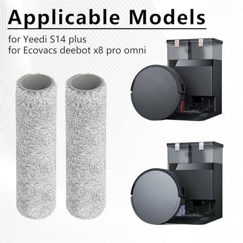 Roller Mop Pad for Ecovacs Deebot X8 Pro Omni, X9 Pro Omni Vacuum Cleaner - color: 3PCS-Roller Mop
